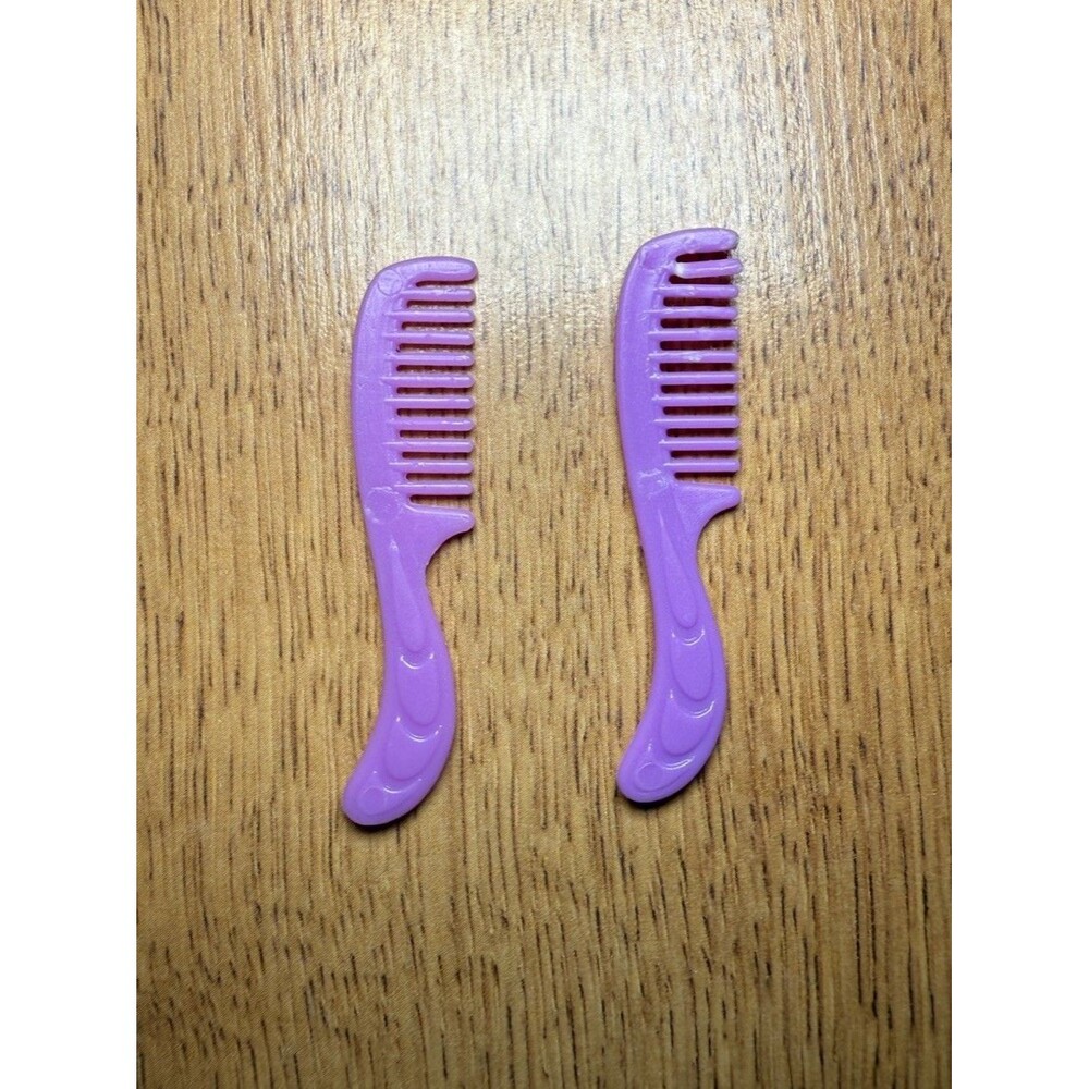Vintage She-Ra Princess of Power Lot Of 2 Combs‎ MOTU Mattel 1980s Purple